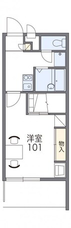 レオパレスＨＡＺＥの物件間取画像